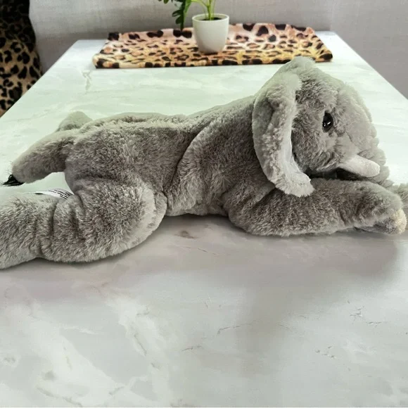 FAO Schwarz Soft Gray Elephant Plush - Picture 7 of 10